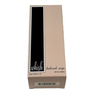 WHISH Deodorant Swipes With Native Hair Inhibitor Box of 18